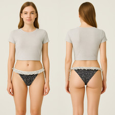 Golden Point Slip Bianco Nero