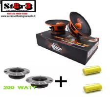 KIT 2 VIE SP AUDIO SP-EM6.5  mid woofer da 16 cm+ 2 tweeter IPT2501 IPNOSIS AUTO