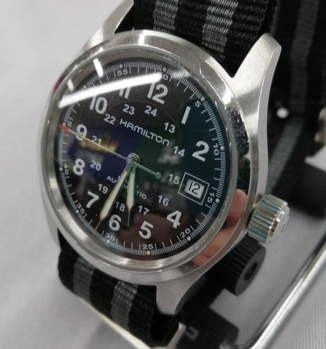 Hamilton khaki field h704450 - khaki,