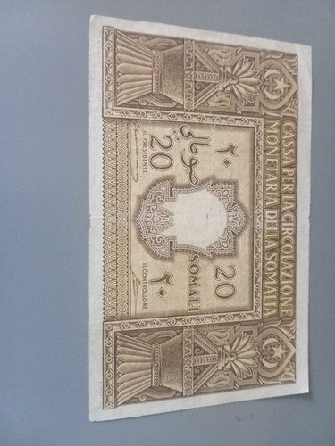 Banconota somali rara - 20,