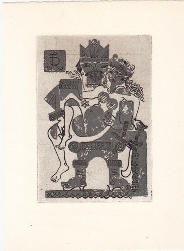 Exlibris etichetta libri - etichetta,