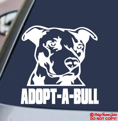 Adesivo pitbull finestrino - adesivo,