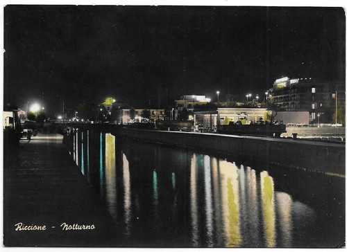 Riccione notturno - riccione, notturno.