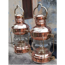 Lanterna in ottone e rame