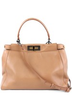 BORSA TOTE BAG FENDI MARRONE
