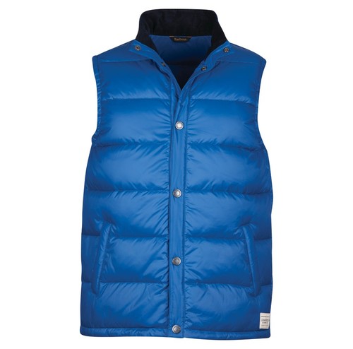 Gilet barbour coast indaco - gilet, in