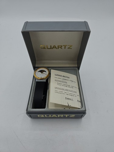 Seiko moon phase quartz - seiko,