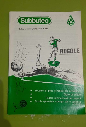 Subbuteo vintage libretto - vintage,
