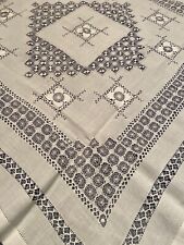 Tovaglietta Tovaglia In Lino Ricamata A Mano