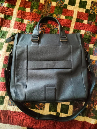Piquadro leather vertical bag - leather,