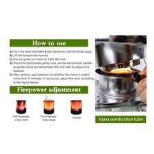 Fornello a cherosene sollevabile casa esterno campeggio barbecue pesca ghiaccio cherosene HPWO