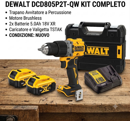 Dewalt dcd805p2t trapano - dewalt,