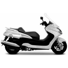 SET 12 ADESIVI ARGENTO MAJESTY 400 KIT GRAFICA CARENA DECALS STICKERS CARENE