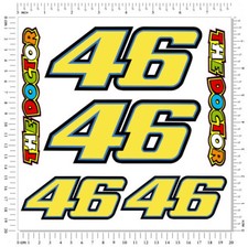 Set decalcomanie casco VR 46