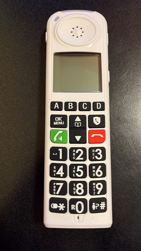 Telefono cordless bianco - cordless,