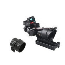 NUOVO [Diglit] Trijicon ACOG TA31 ECOS Cannocchiale + Killflash Replica Nero Rosso