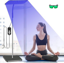 Solarium per Casa, Lampada Abbronzante Da 660 Nm E 850 Nm Con 240 LED, Altezza E