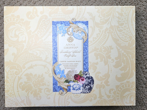 Anna griffin carte canton bleu - carte,