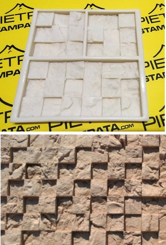 Stampo finta pietra - x,