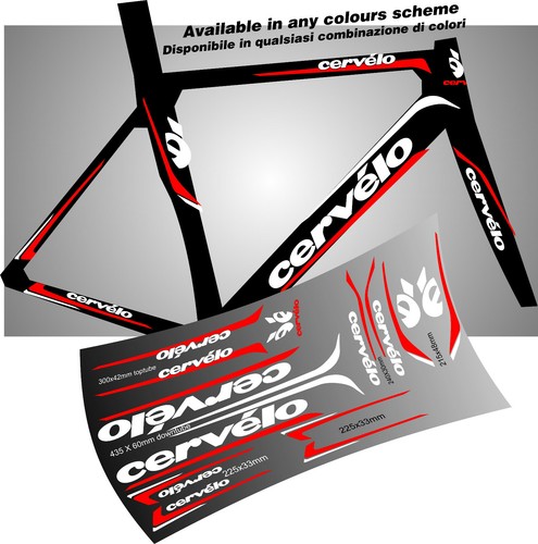 Cervelo adesivi stickers decal - cervelo,