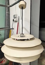 lampadario stilnovo 1262 design anni 70 vintage pendant light bianco