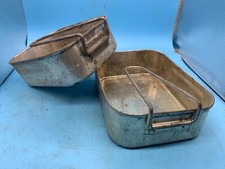 Originale WW2 Esercito Britannico Soldati Disastro Latta Set - Due Oggetto -