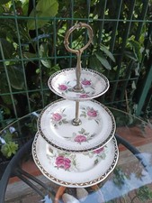 Alzatina Frutta Antipasti Dolci England Antico Porcellana Weatherby Hanley Royal