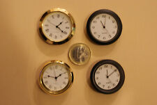 Orologio in metallo da incasso 37 mm. e 35 mm. colori Cromato, Nero e Oro