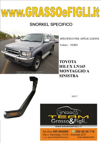 Kit snorkel aspirazione aria - kit,