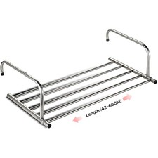 stendino estensibile balcone termosifone acciaio inox parete piccolo sospeso