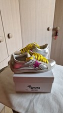 sneakers donna in vera pelle