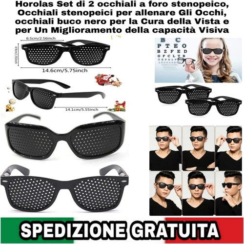 Occhiali foro stenopeico - occhiali,
