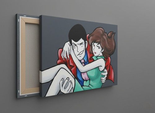 Quadro lupin iii e - ,