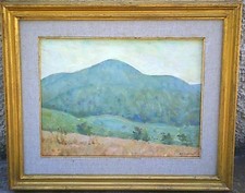 ALBERTO ZAMPIERI (1903-1992) -CAMPAGNA VERDEGGIANTE- VECCHIO QUADRO DIPINTO OLIO