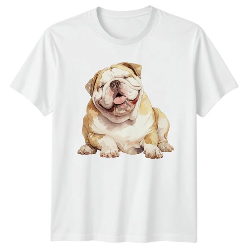 Happy bulldog shirt - t-shirt, english