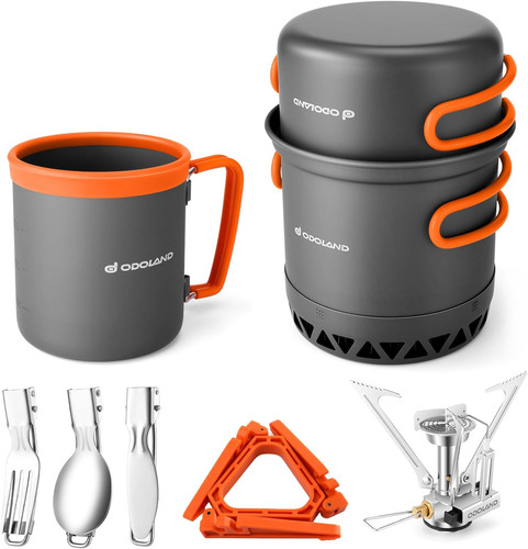 Kit pentole campeggio 6 - pentole, da