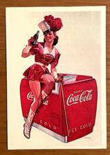 Cartolina pubblicitaria COCA COLA