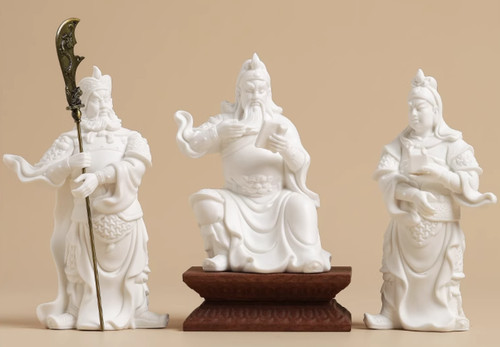 Set statua cina dehua - set, 7,4"