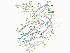 Adesivo scritta YAMAHA rosso