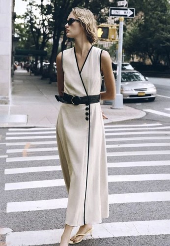 Abito midi zara nuovo misto - abito,