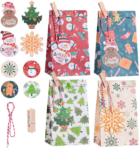 Sacchetti regalo natale - sacchetti,