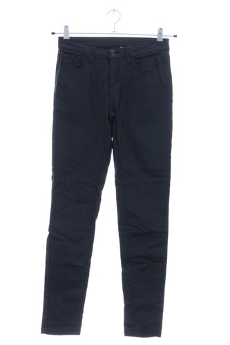 Denim pantaloni in ecopelle - pantaloni,