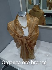 STOLA Organza  coprispalle Oro