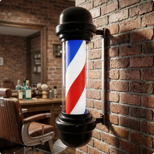 Luce palo barbiere con - a,
