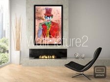 Quadro Joker Pop Art Dipinto A