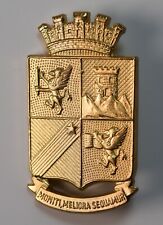 Distintivo stemma araldico scuola Guardia di Finanza Moniti meliora sequamur 