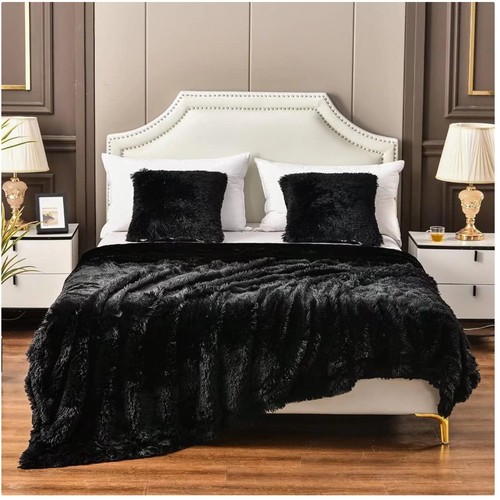 Elegante coperta pelliccia - in,
