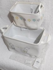 Set 2 cestini portaoggetti per