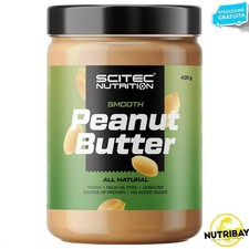 SCITEC NUTRITION PEANUT BUTTER SMOOTH - 400 gr BURRO DI ARACHIDI LISCIO