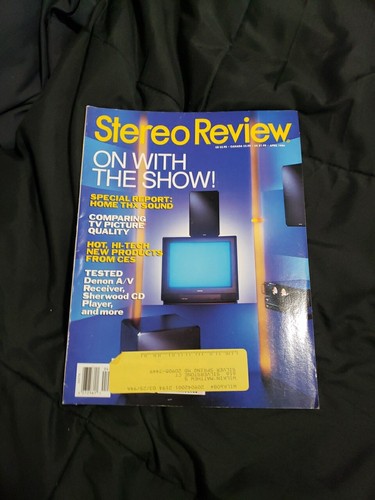 Stereo review magazine april - magazine,